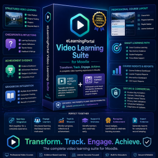 eLearningPortal Video Learning Suite for Moodle